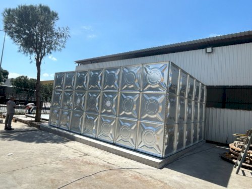 132 TON GALVANİZ YANGIN MODÜLE SU DEPOSU